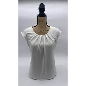 Ann Taylor Medium Petite white blouse